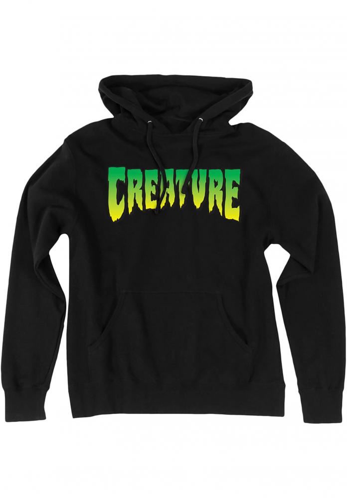 Creature Hoody Creature Logo - Black - Skatewarehouse.co.uk