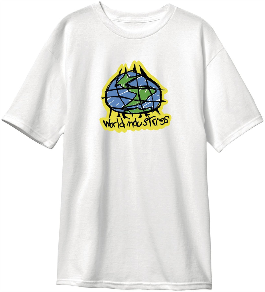 World Industries Scribble Garment Dye Premium S / S Tee White