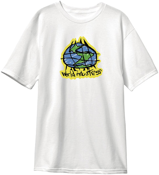 World Industries Scribble Garment Dye Premium S / S Tee White