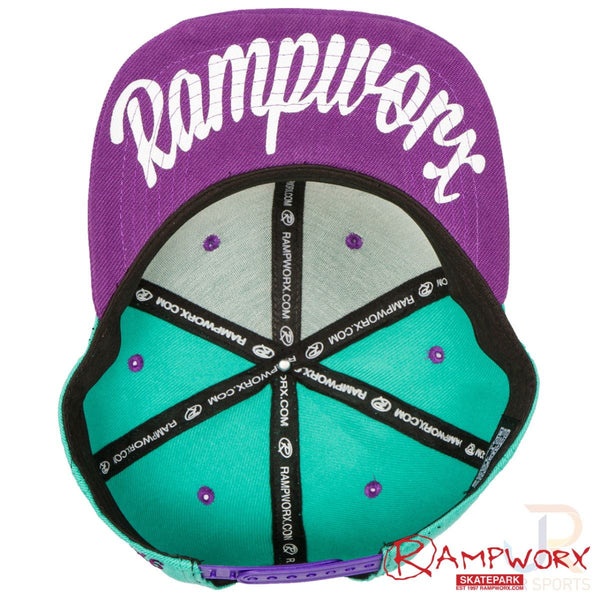 Rampworx Snapbacks LE 97.3 - Teal / Teal / Purple