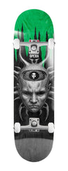 Opera Wood Spider EX7 Black / Green x Venom Custom Complete Skateboard - 8.25"