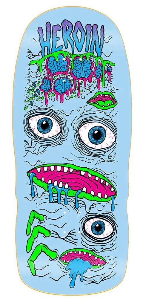 Heroin Mutator Skateboard Deck - 13.0