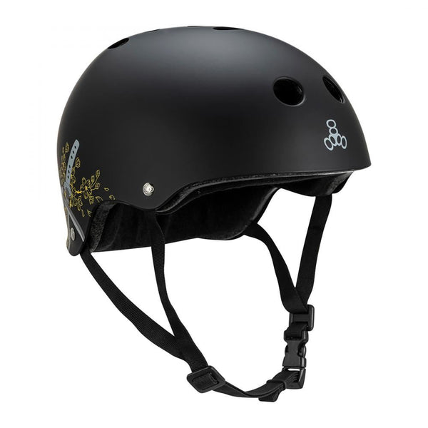 Triple Eight Helmet Certified Sweatsaver Sky Brown - Black