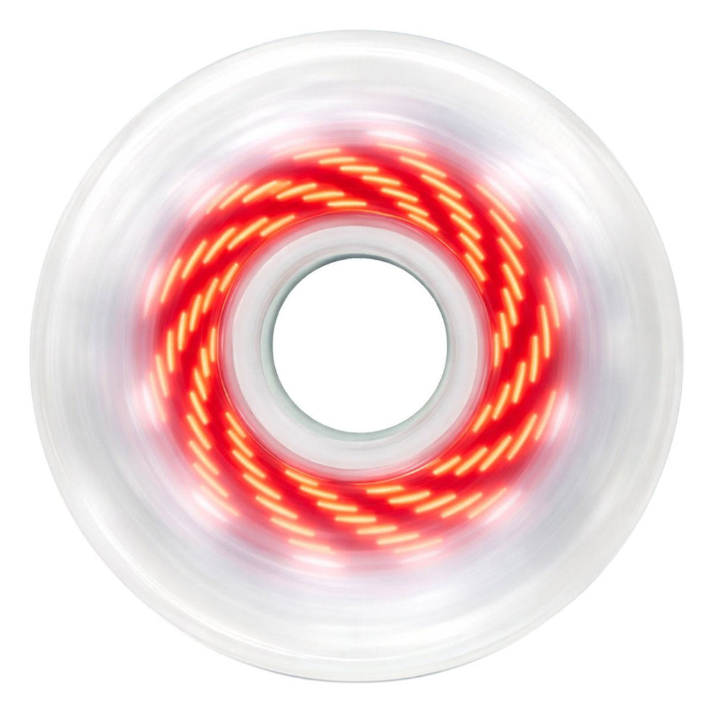 Luminous Pixel LED Inline Wheel - Clear / Vortex - 80mm / 85a (Set of 4)