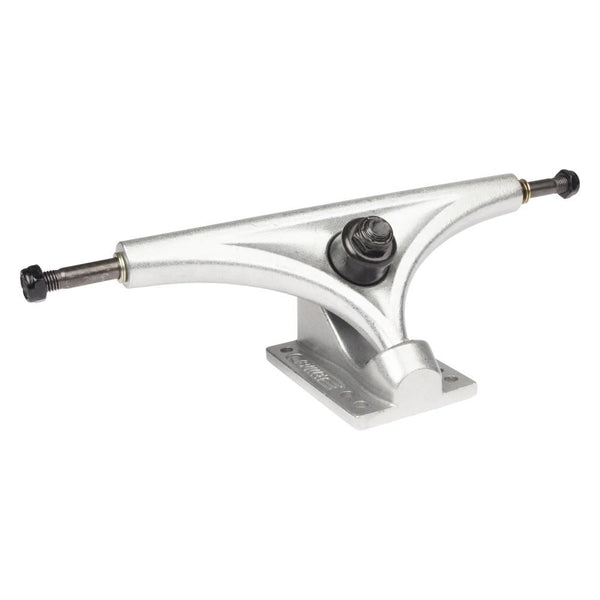Bullet Longboard Skateboard Trucks Polished Reverse Kingpin Silver - 180 - Skatewarehouse.co.uk