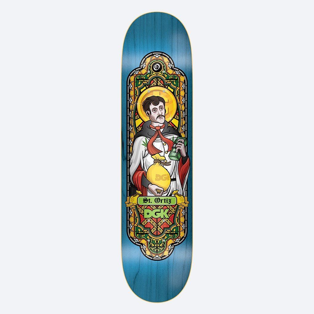 DGK Ghetto Disciples Ortiz  Skateboard Deck - 8.0" - Skatewarehouse.co.uk