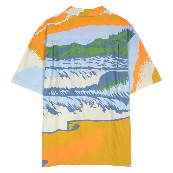 Santa Cruz S/S Shirt Water View - Light Grey - Skatewarehouse.co.uk