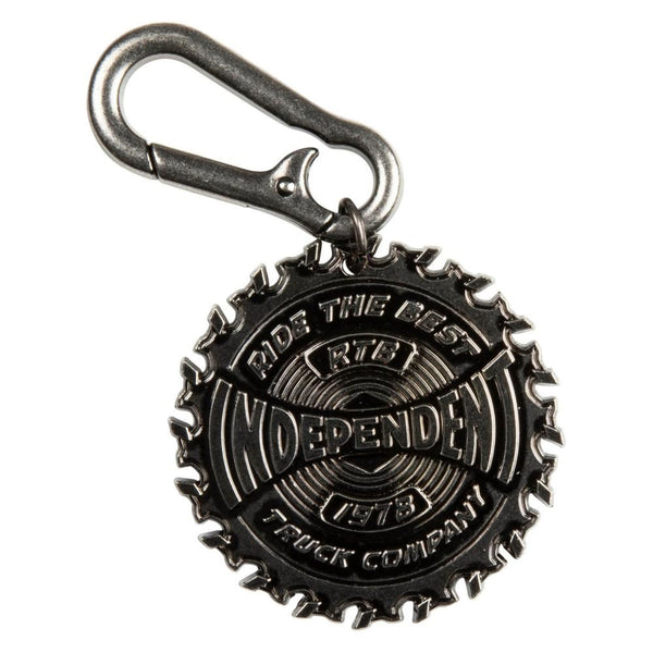 Independent Accessories Buzzsaw Keychain Silver - O/S - Skatewarehouse.co.uk
