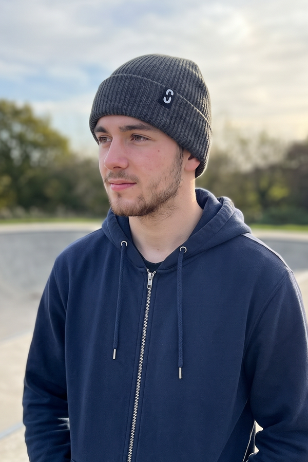 Skatewarehouse Beanie - Dark Grey - One Size