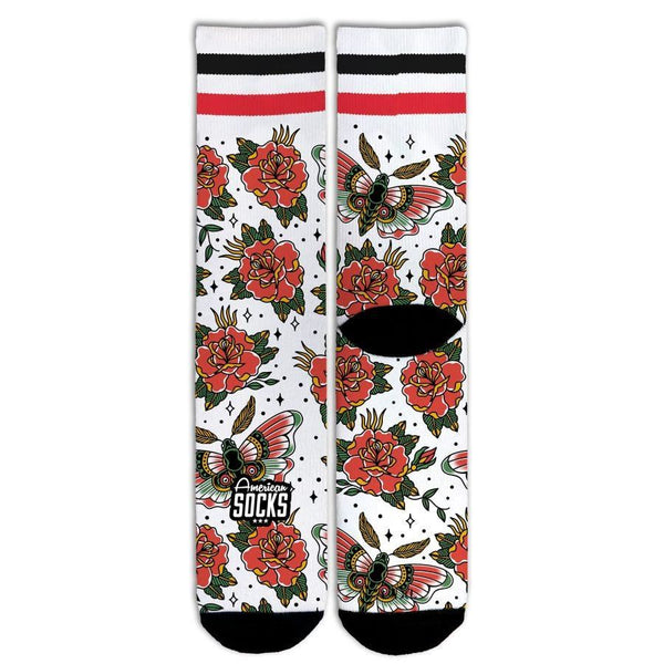 American Socks Moth - Mid High Socks