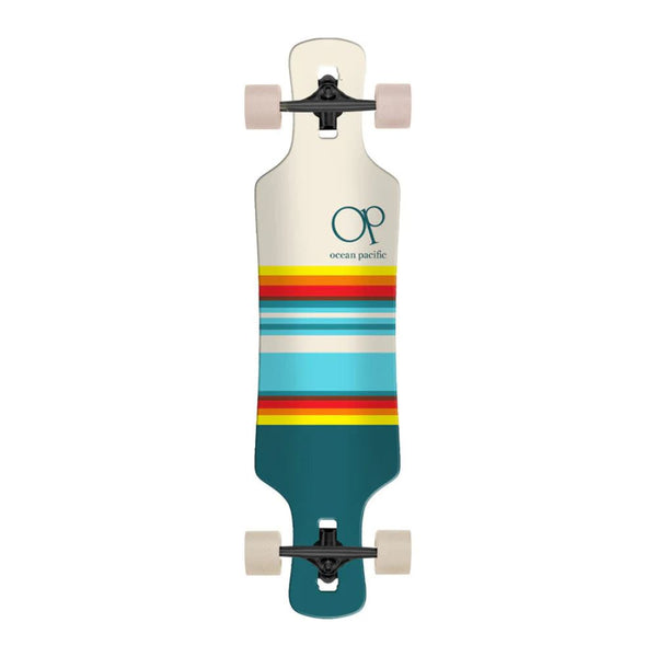 Ocean Pacific Swell Drop Through Longboard Off White / Teal 36
