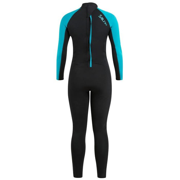 Sailfin Womens Full Length Wetsuit - Light Blue