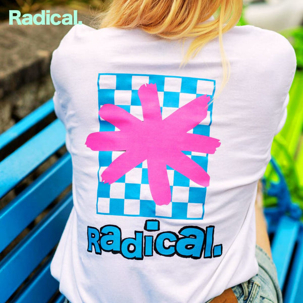 Radical. So Rad unisex Long Sleeve T-shirt - White - Skatewarehouse.co.uk