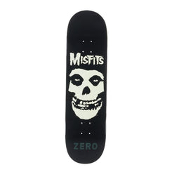 Zero Skateboard Misfits Fiend Skull GITD Skateboard Deck - 8.25" - Skatewarehouse.co.uk