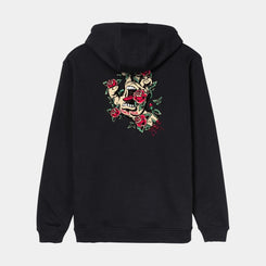 Santa Cruz Hood Screaming Rose Flash Hood - Black - Skatewarehouse.co.uk