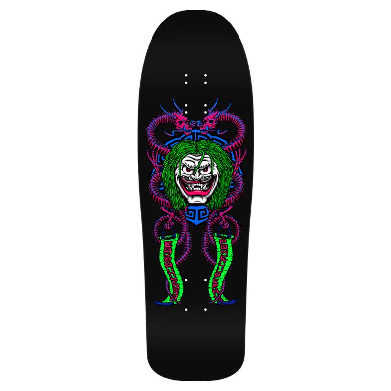 Powell-Peralta™ Steve Caballero • Mask '' • • Blacklight Shape Skateboard Deck - 9.75" - Skatewarehouse.co.uk
