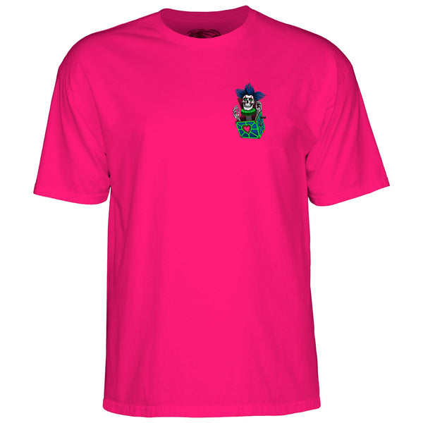 Powell-Peralta™ Chris Hiett • Skull • Tee • Hot Pink - Skatewarehouse.co.uk