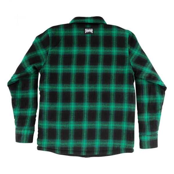 Creature Jacket Switch Reversible Top - Black / Green - Skatewarehouse.co.uk