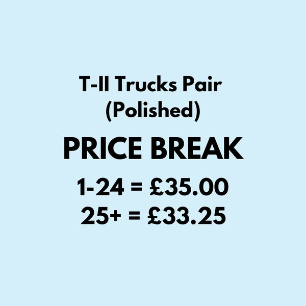 Thunder T-II Trucks Pair (Polished) Skateboard Trucks - 149
