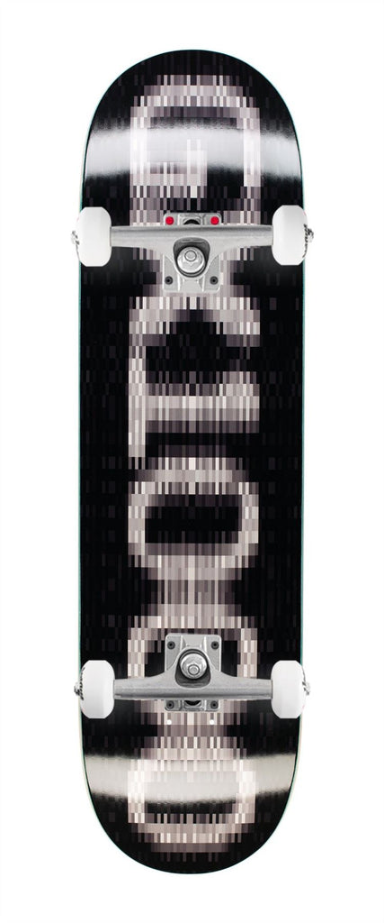 OG Logo Blur (Black) x Venom Custom Complete Skateboard - 8.5"