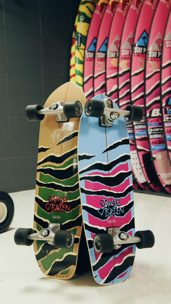 Carver JOB Blue Tiger Surfskate Cruiser Skateboard CX - 10.25