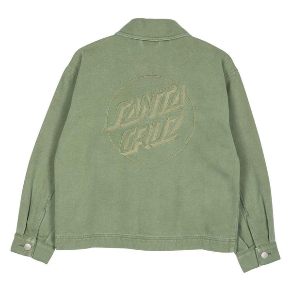 Santa Cruz Womens Jacket Asp Key Jacket - Pale Sage Wash - Skatewarehouse.co.uk