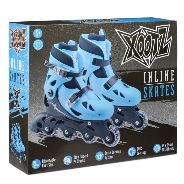 Xootz Inline Skates - 9-12 (27-31) - Blue