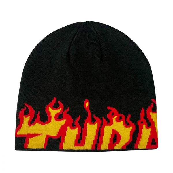 Thrasher Skully Beanie Flame Black - O/S