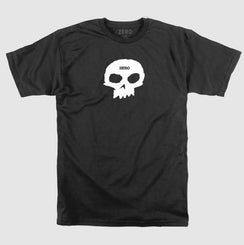 Zero Single Skull Tee Black