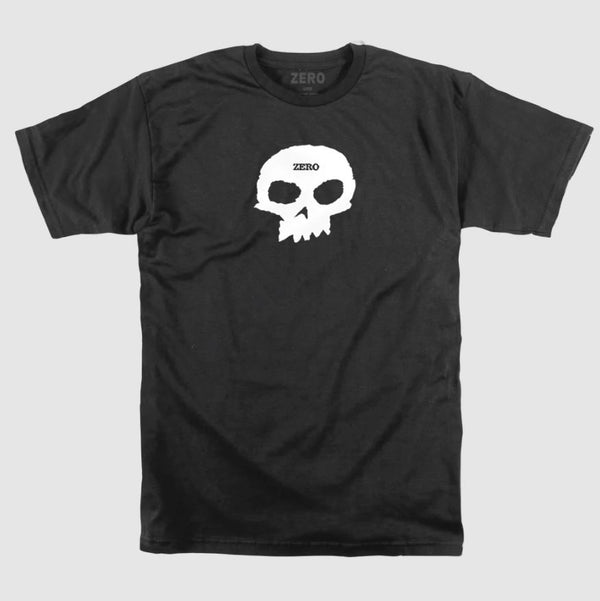Zero Single Skull Tee Black