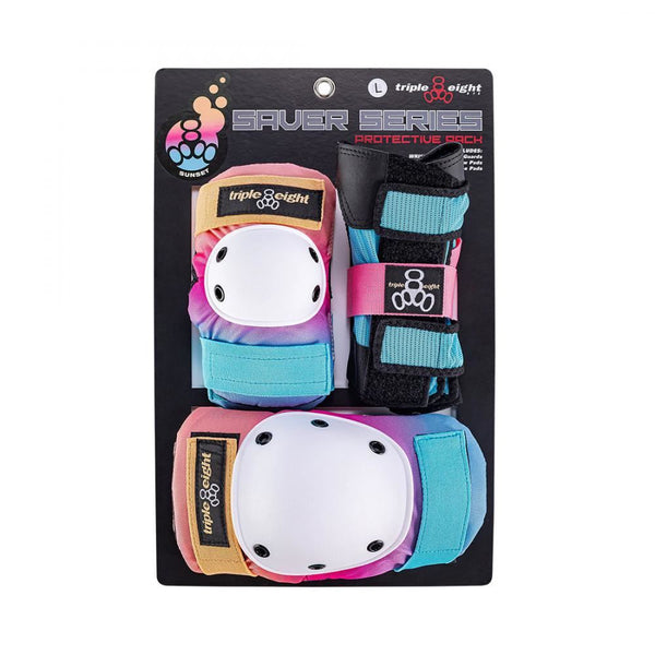 Triple Eight Pads Saver Series 3-Pack - Sunset