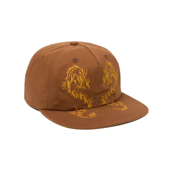 HUF Twin Dragon Snapback (Coffee) - One Size
