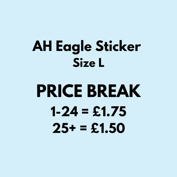Anti Hero AH Eagle Sticker (Multi) Size - L