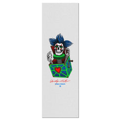 Powell-Peralta Chris Hiett • Skull • 10.5" Clear Skateboard Grip Tape