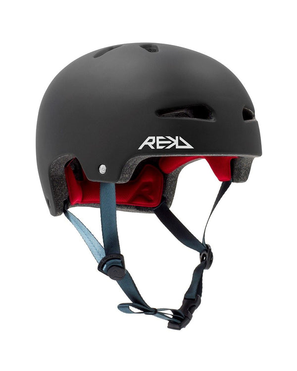 REKD Ultralite In-Mold Skateboard Helmet - Black - Skatewarehouse.co.uk