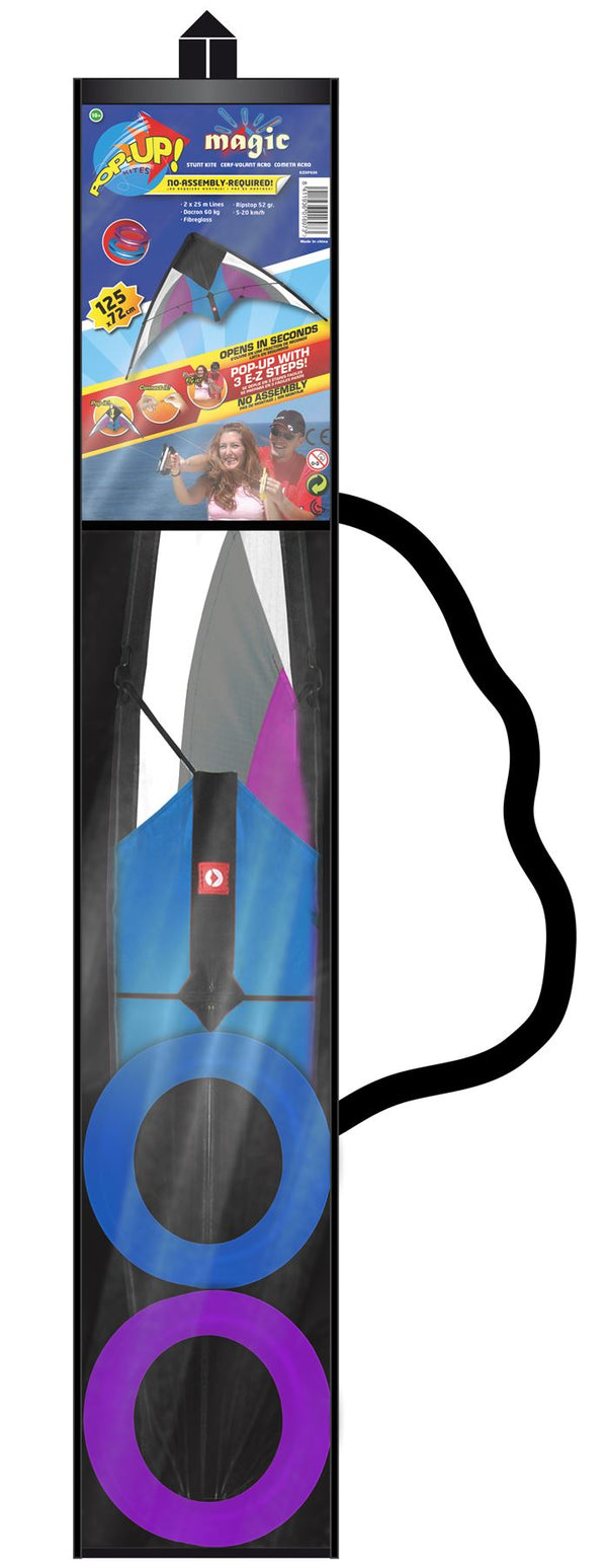 EOLO PopUp Kite Stunt 125cm Magic Toy