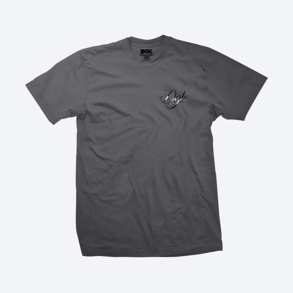 DGK Fool For You Tee Charcoal - Skatewarehouse.co.uk