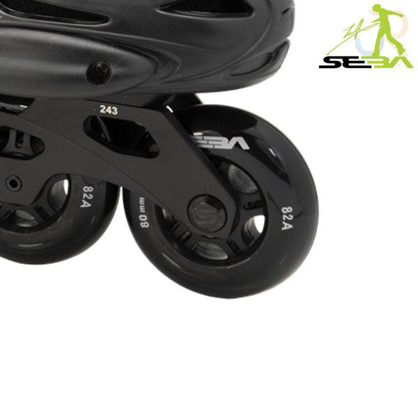 Seba E3 80 Premium In-Line Skates - Black