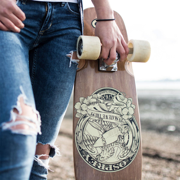 Osprey In Sk8 We Trust Cruiser Complete Skateboard