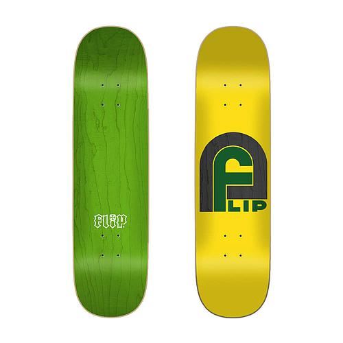 Gate Logo Yellow x31.5" Flip Skateboard Deck - 8.125"
