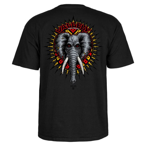 Powell-Peralta Mike Vallely Elephant Tee Black - Skatewarehouse.co.uk