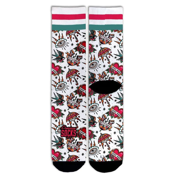 American Socks Love Hurts - Mid High Socks