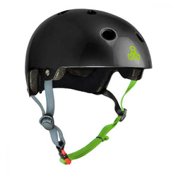 Triple Eight Helmet Dual Certified - Black / Zest