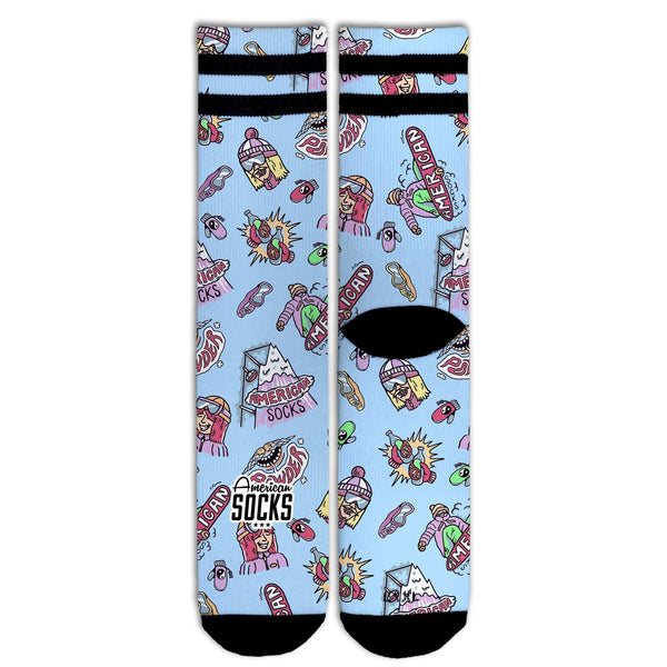 American Socks Slope Dope - Mid High Socks
