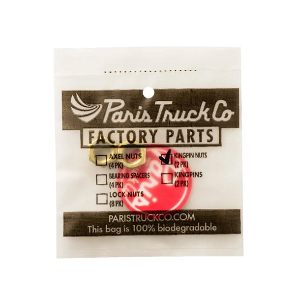 Paris Kingpin Nuts - Gold (2 Pack) Accessories