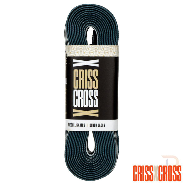 Criss Cross X Derby Laces - Official - Blk / Wht - 90