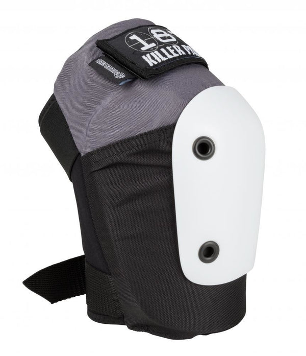 187 Killer Pads Fly Knee - Grey / Black / White - Skatewarehouse.co.uk