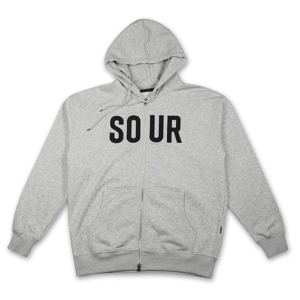 Sour Solution Army Zip Hood Grey Melange