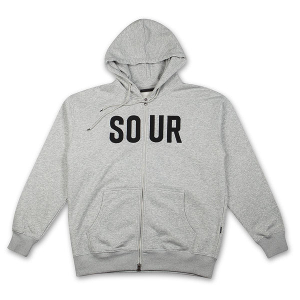 Sour Solution Army Zip Hood Grey Melange