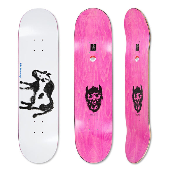 Polar Skate Co Shin Sanbongi - Cow & Devil Skateboard Deck - 8.125